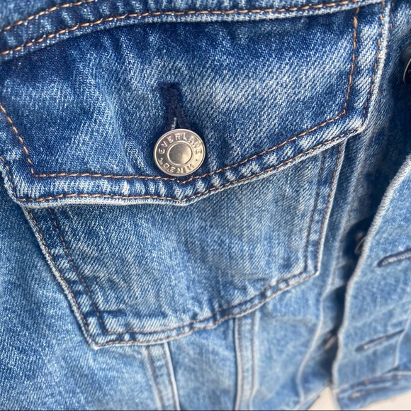 EVERLANE The Shrunken Denim Jacket Size XS - Picture 5 of 8